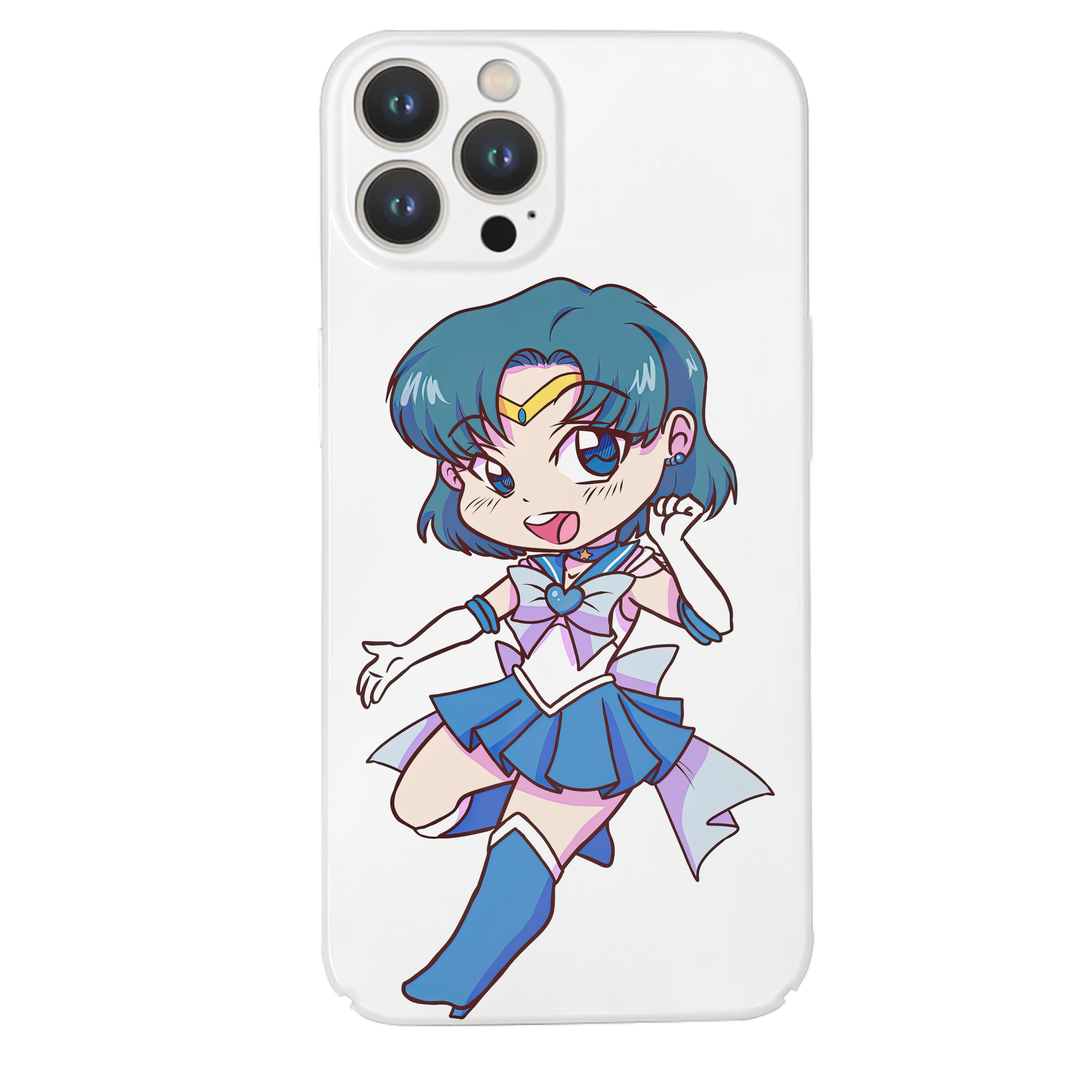 （画像用） 美少女戦士セーラームーン 水野 亜美 みずの あみ Sailor Moon Mizuno Ami 【iPhone 14シリーズ対応】ハードケース